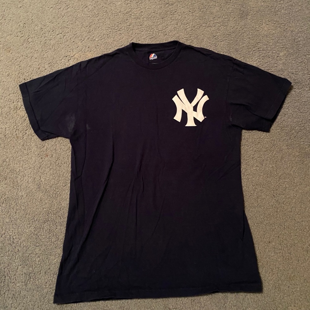 Majestic NY Yankees Nick Swisher L Jersey T-Shirt